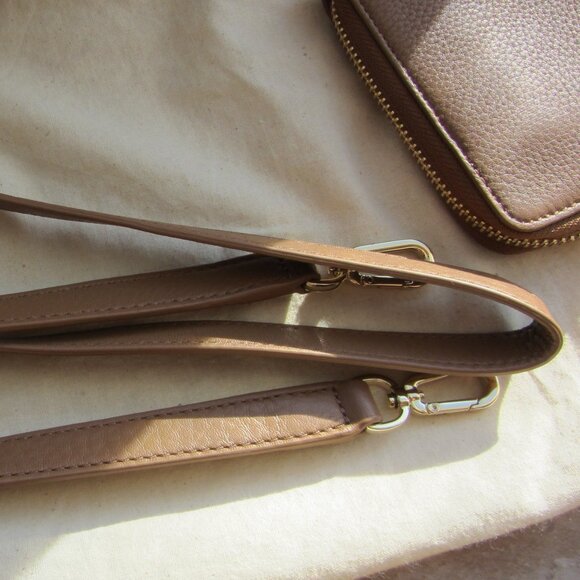 🎄NEW Tory Burch Glove Leather Double Handle Shoulder Tote Purse & Wallet Set - Picture 12 of 16